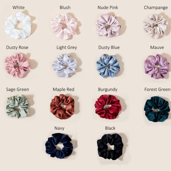 Scrunchies Set, Oversized Big Scrunchie Hair Tie for Bridesmaid Scrunchies for Women