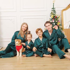 Family Embroidered Pajamas Etsy UK
