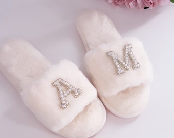 Kids/Adult  Personalized Slippers-Add Any Text Bridesmaid gifts Bride gifts, bridal party gifts bachelorette bridal shower Christmas Gifts