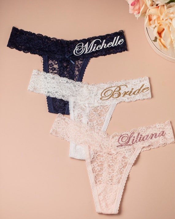 Customized Underwear/bachelorette Gift/gift for Her/wedding Gift