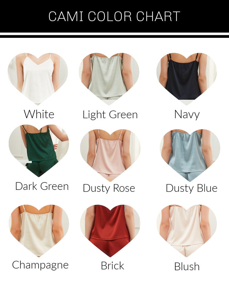 Bridesmaids CAMI SET Bridal Party Pajamas Camisole Set-bridesmaid ...