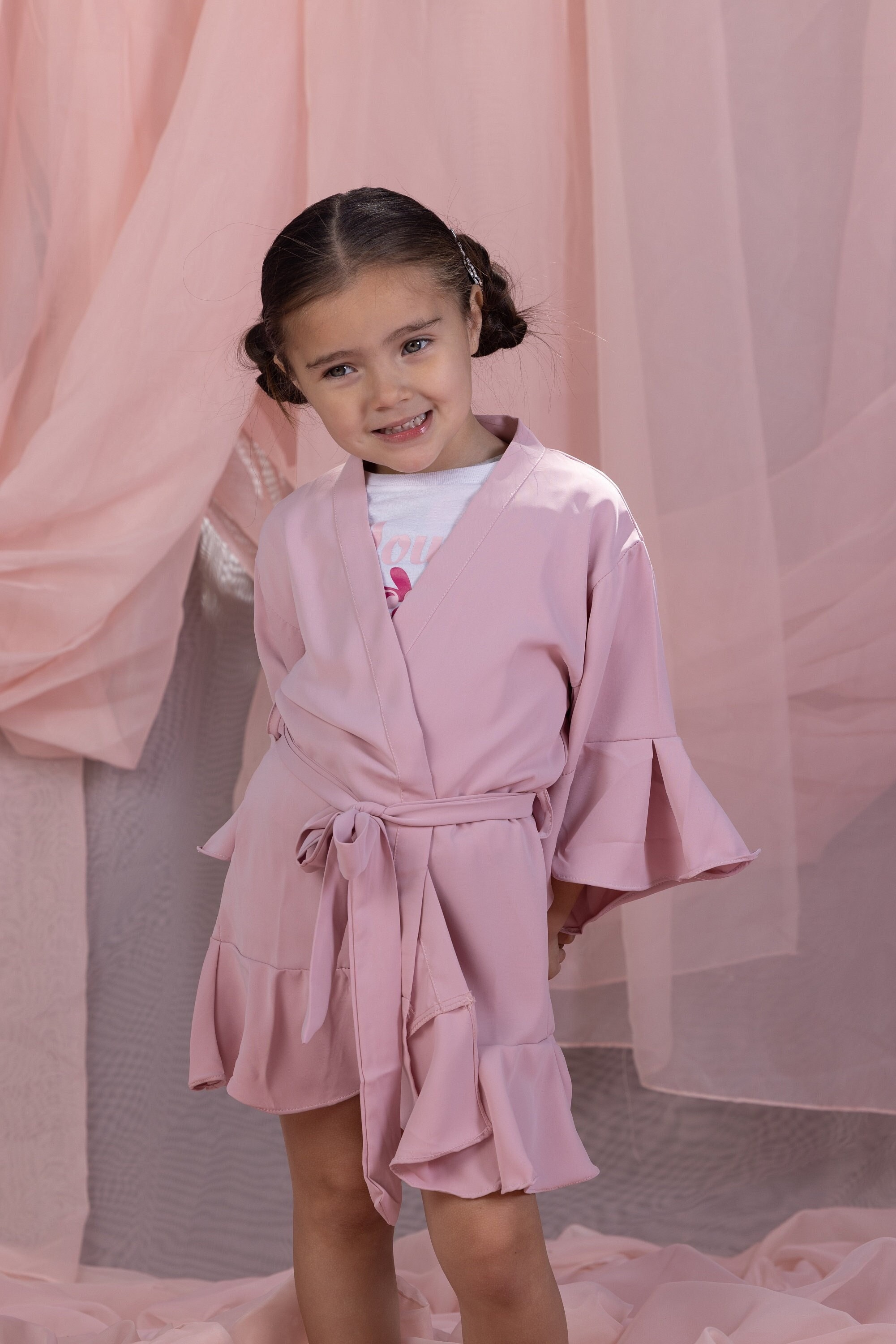 Amazon.com: A2Z 4 Kids Terry Towel Baby Pink Robe 100% Cotton Dressing Gown  - Towel Bathrobe Baby Pink_2-3: Clothing, Shoes & Jewelry