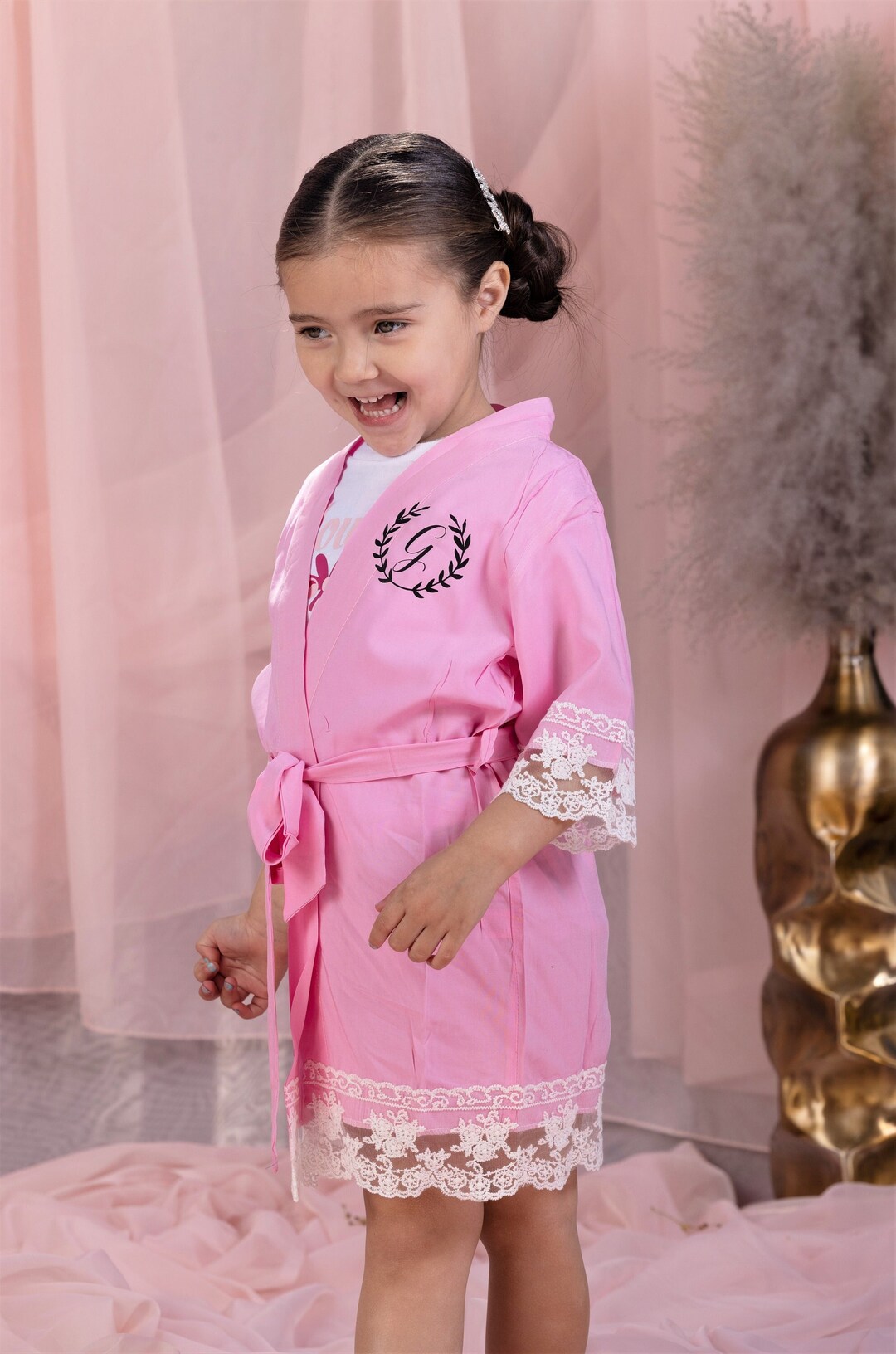 Flower Girl Spa Party Robes for Girls Personalized Robes Etsy