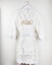 Leaf Lace Bridal Robe | Bride Robe | Bridesmaid Robe| Bridal Party Lace Bridal Shower Robe| Wedding Getting Ready Robe Christmas Gifts 