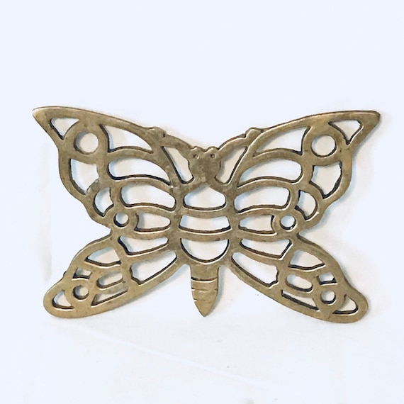 Dessous de plat Butterfly - Dessous de plat en laiton