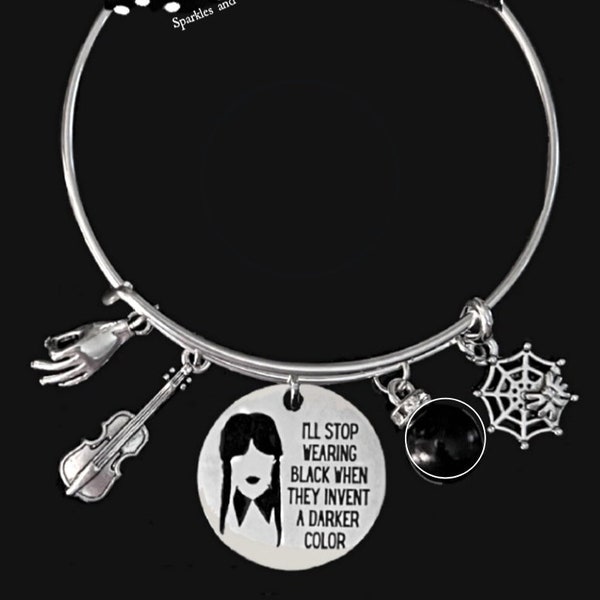 Wednesday Adams Inspired Bracelet