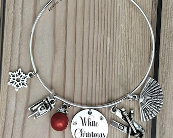 White Christmas Inspired Bracelet