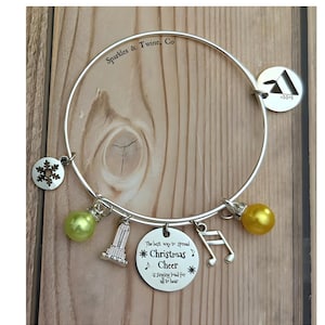 Elf Inspired Christmas Bracelet