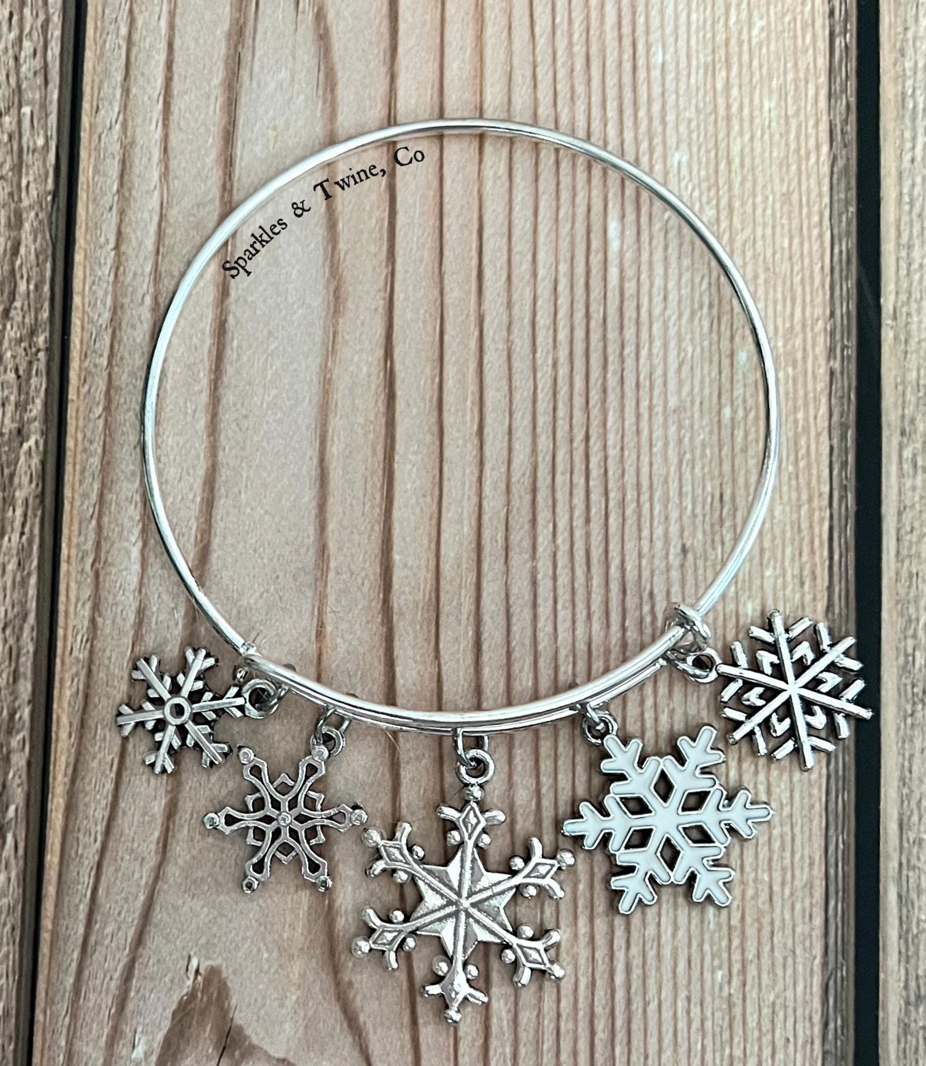 Winter Snowflake Bracelet - Etsy