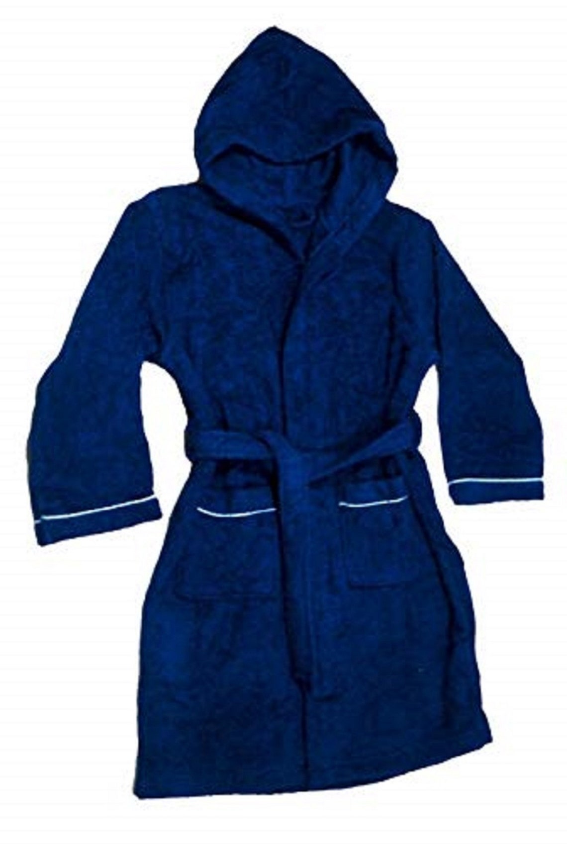 Boys Terry Cloth Hooded Bathrobe 100 Cotton Terry Coverup Etsy