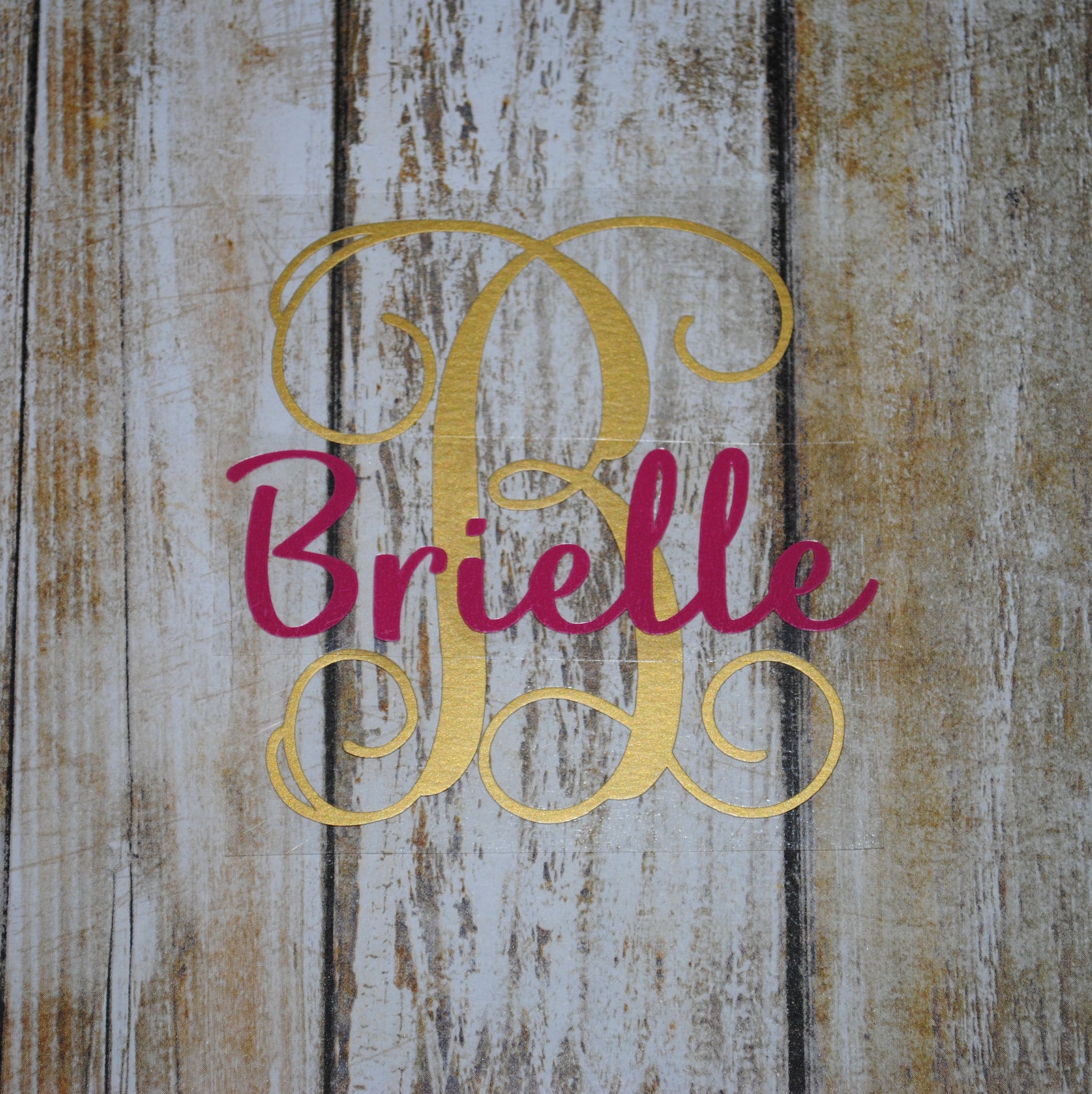 Initial Name Custom Personalized Iron On Heat Transfer Vinyl Etsy
