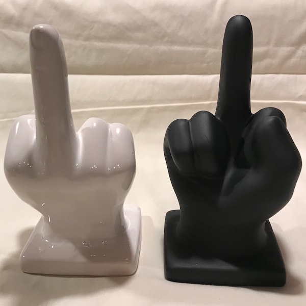 Middle Finger Statue in Different Colors