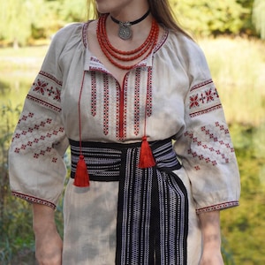 Krajka length 3m Width 10cm Hutsul belts Krayka cossack woven sash belt Ukrainian Hippie Folk Ethnic, Slavic Belt, Sash, Kushak, Sharovary