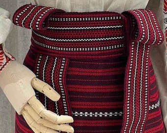 Krajka 300сm length width 7cm Hutsul belts Krayka cossack woven sash belt Hippie Folk Ethnic, Slavic, Sash, Kushak, for Sharovary