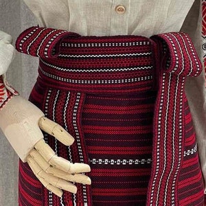 Krajka 300сm length width 7cm Hutsul belts Krayka cossack woven sash belt Hippie Folk Ethnic, Slavic, Sash, Kushak, for Sharovary