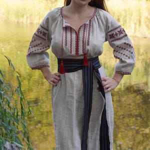 Krajka 300сm length 7cm width Ukrainian Hutsul belts Krayka cossack woven sash belt Hippie Folk Ethnic, Slavic Sash, Kushak, for Sharovary