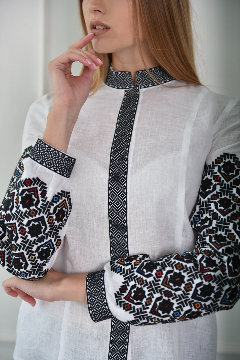 Ukrainian vyshyvanka blouse ukrainian embroidered blouse vyshyvanka bohemian ethnic shirt boho chic peasant Gift for Her Gift for Easter