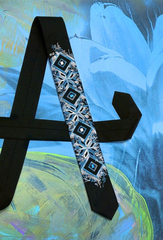 ukrainian embroidered ties