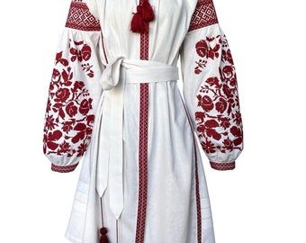 Ukrainian vyshyvanka dress Boho. Gift for Her. Gift for Wife. Gift for Women. Ukrainian folk Dress, Ukrainian Dress,Gift forEaster