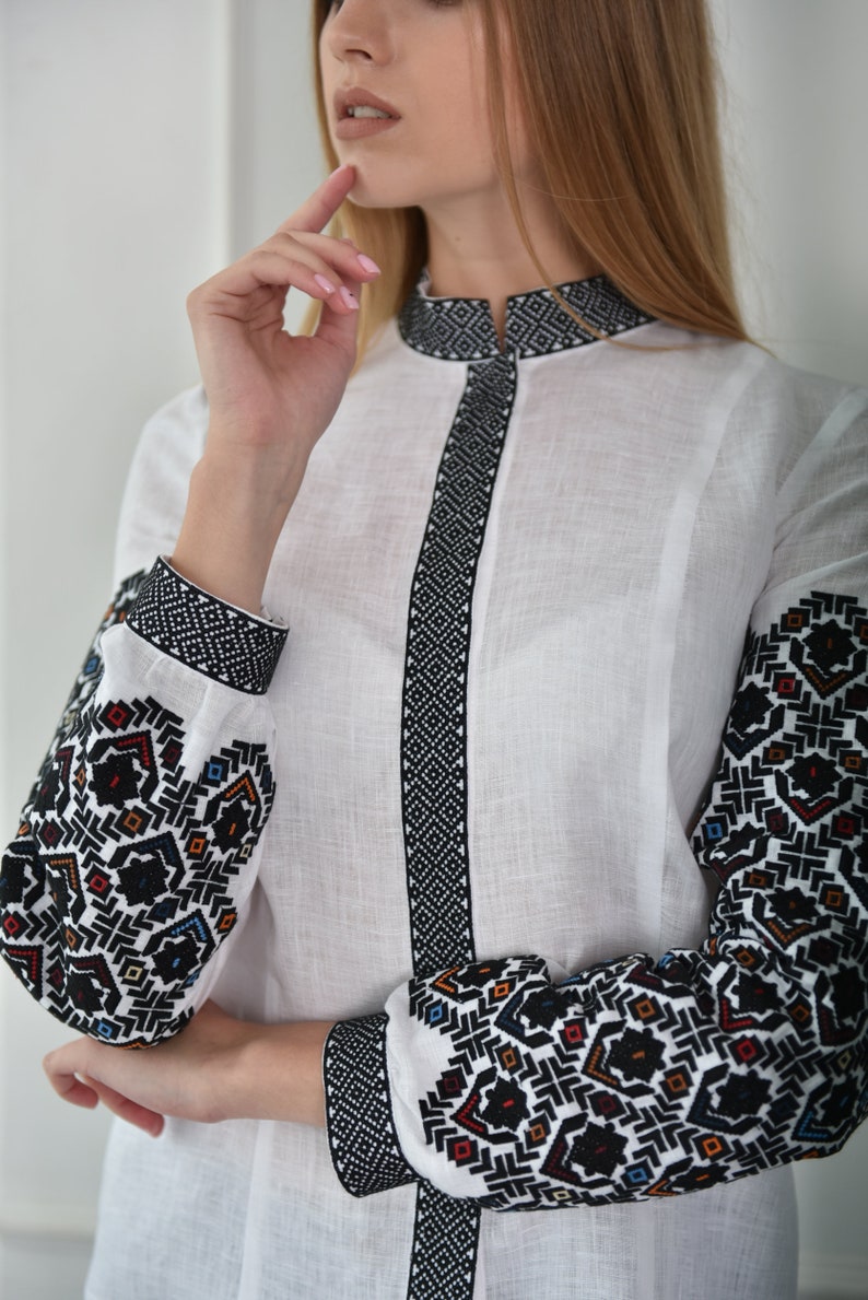 Ukrainian vyshyvanka blouse ukrainian embroidered blouse vyshyvanka bohemian ethnic shirt boho chic peasant Gift for Her Gift for Easter