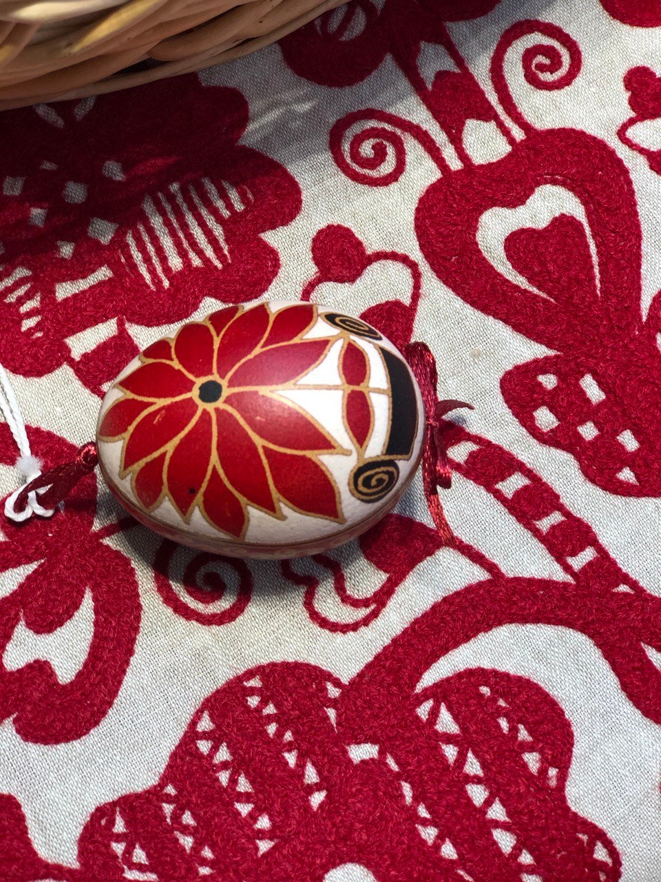 卵1個ピサンカ、本物のウクライナのピサンカチキン、高品質の