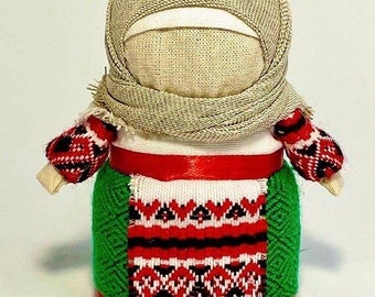 UNIQUE Motanka Doll Handmade Ukrainian Poppy seeds doll success and fulfillment of wishes Family Warmth, Embroidered, Exclusive Ethnic Doll