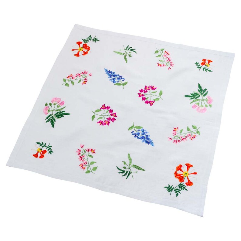 Tabletop 90 90 СМ Embroidered Tablecloth Ukrainian Etsy