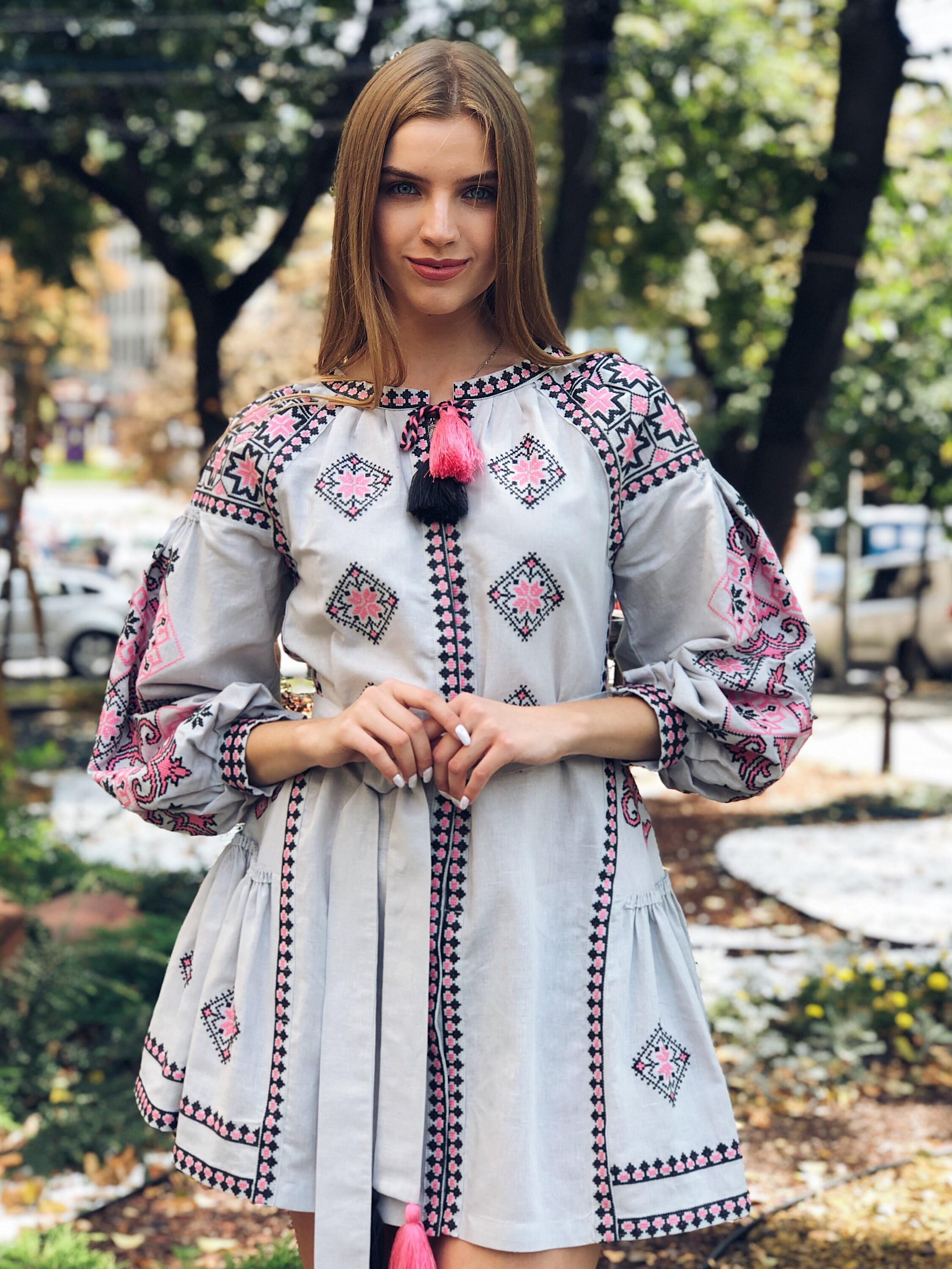 Ukrainian Vyshyvanka Dress Boho Gift for Wife. Gift for | Etsy