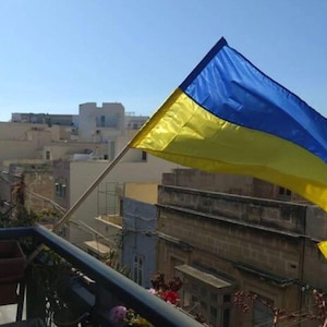 Ukrainian Flag 140*90cm from Ukraine made in Ukraine. Flag Ukraine, Ukrainian national big flag Ukraine seller Ukraine shop