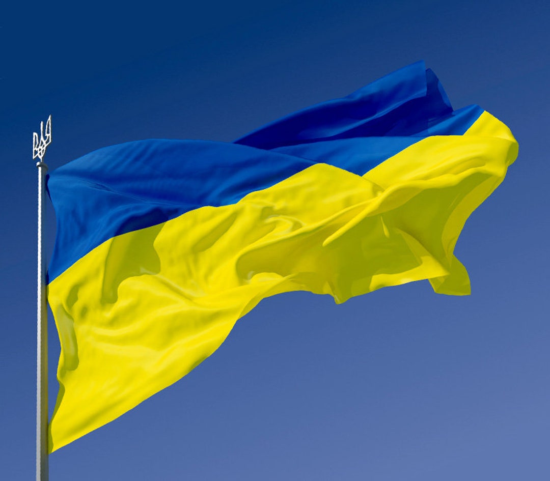 Ukrainian Flag 14090cm From Ukraine Made in Ukraine. Flag - Etsy