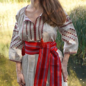 Krajka length 3m Width 10cm Hutsul belts Krayka cossack woven sash belt Ukrainian Hippie Folk Ethnic, Slavic Belt, Sash, Kushak, Sharovary