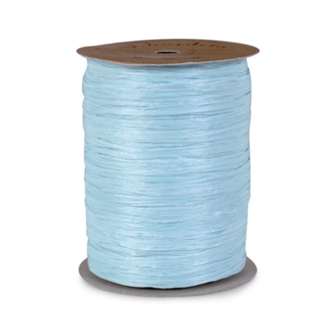 Matte Raffia Ribbon - LIGHT BLUE - Etsy