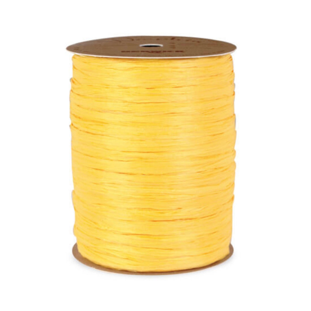Matte Raffia Ribbon - DAFFODIL - Etsy