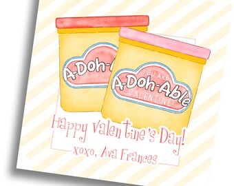 Play-doh Valentine Card
