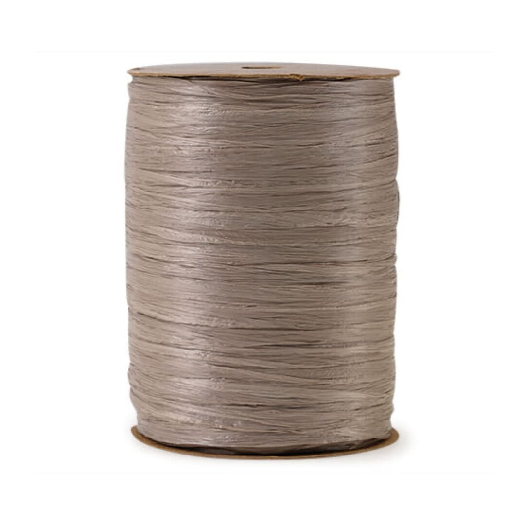 Matte Raffia Ribbon - TAUPE - Etsy
