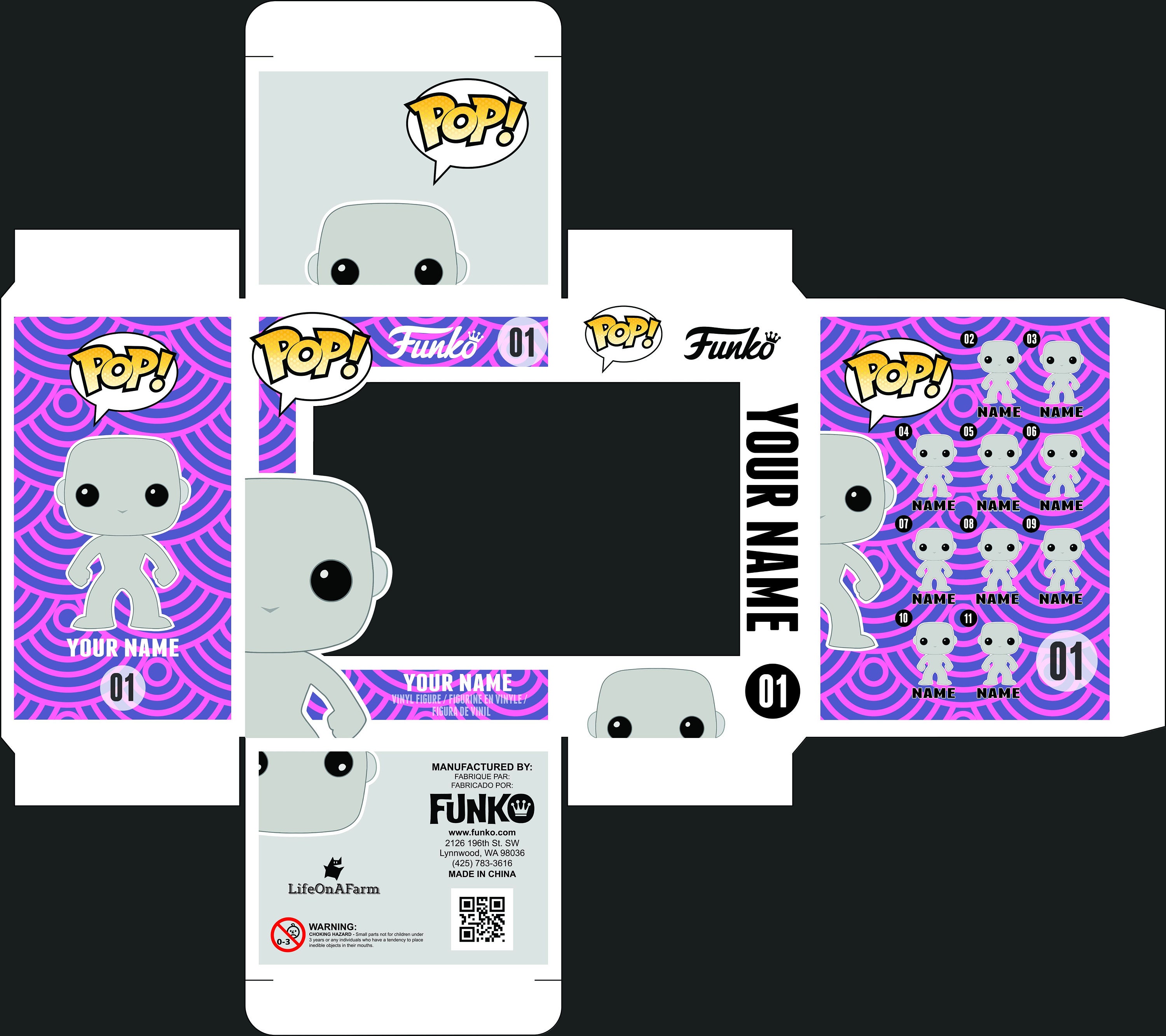 custom funko pop template