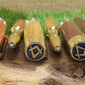 Masonic Rollerball Pen - Ceramic Tipped Refill - Handmade - UK Based