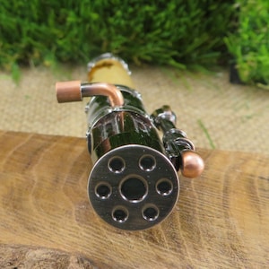 Steampunk Inspired Ballpoint Pen -  Bolt Action - Parker Refill - Handmade - UK Based