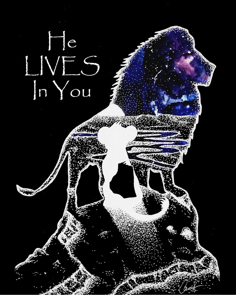 He Lives In You Digital Download Etsy