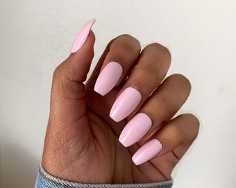 Baby Pink Nails Etsy
