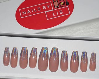 Ombre Nails Etsy