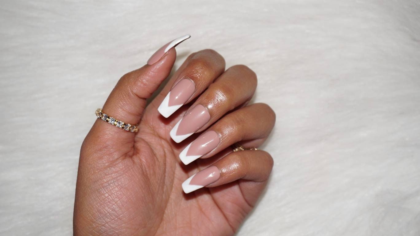 3. Square French Tip Nails vs. Round French Tip Nails: Which is Right for You? - wide 8