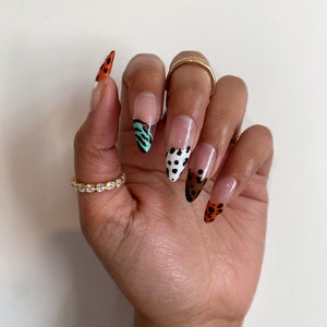 Savage | Animal Print Design Press On Nails
