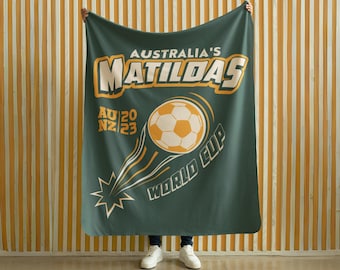 Manta Sam Kerr / Manta Matildas / Copa del Mundo 2023 / Sam Kerr Chelsea FC / Fútbol australiano / Matildas australianas / Regalos de fútbol