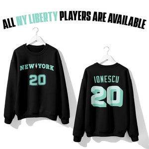 WNBA New York Liberty / NY Liberty Shirt / WNBA Shirt / Sabrina Ionescu / Women&#39;s Basketball / Breanna Stewart