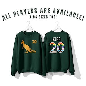 Sam Kerr Shirt / Matildas Pride Jersey / World Cup 2023 / Caitlin Foord / Australian Football / Australian Matildas
