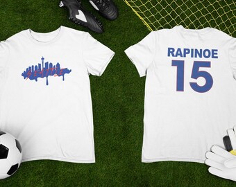 Maglia OL Reign / NWSL / Rose Lavelle / Calcio femminile / Sport femminili / USWNT / Seattle Reign / Maglia Megan Rapinoe