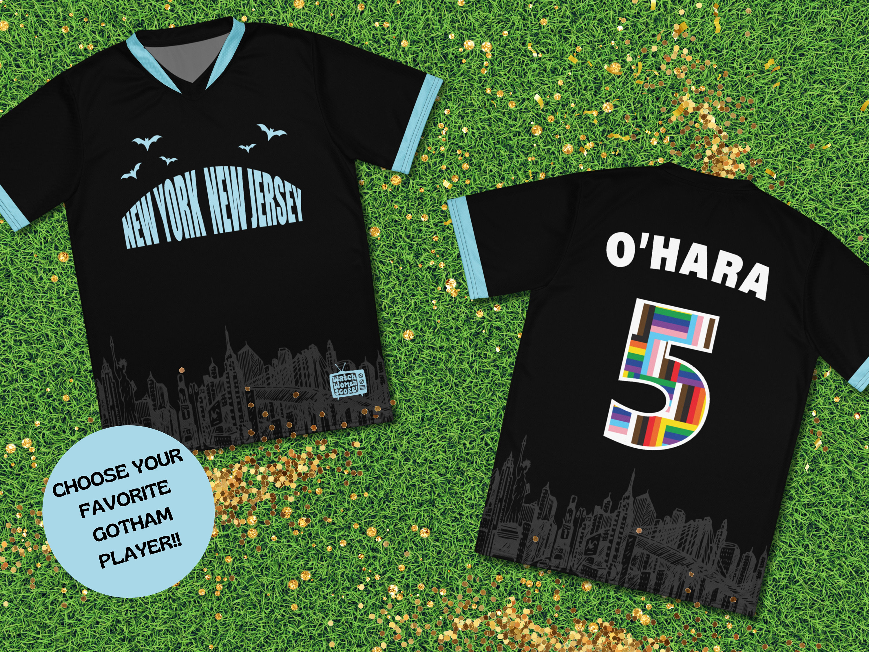 Gotham FC Pride Jersey / Gotham FC NWSL / New York Soccer