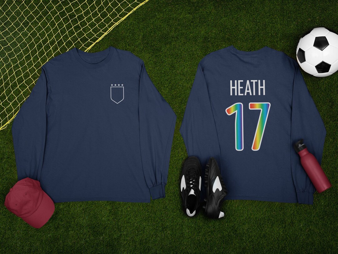USWNT Pride Long Sleeve Jersey Shirt / United States Etsy