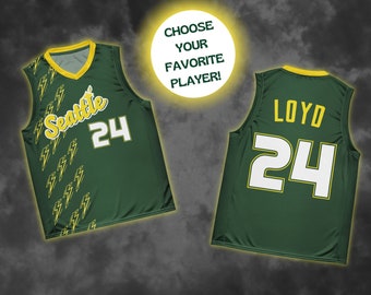 Seattle Storm WNBA Jersey: Loyd & Muhl, Recycled Polyester